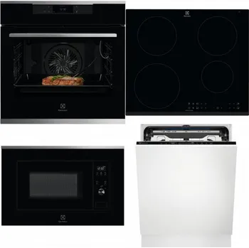Set domácích spotřebičů ELECTROLUX KOEBP39X + ELECTROLUX LIR60430 + ELECTROLUX LMS2203EMX + ELECTROLUX EEM69410L