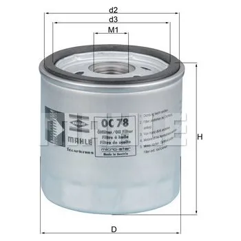Olejový filtr Olejový filtr, , 035115591, 5018025, KNECHT, OC 78