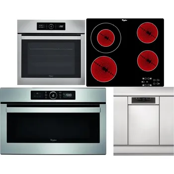 Set domácích spotřebičů WHIRLPOOL ABSOLUTE AKZ9 6230 IX + WHIRLPOOL AKT 8130/NE + WHIRLPOOL ABSOLUTE AMW 730 IX + WHIRLPOOL WSBO 3O34 PF X