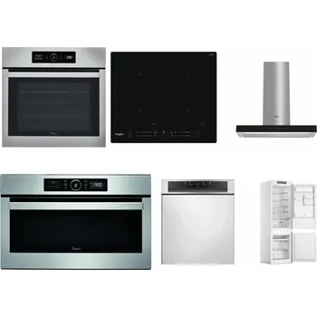 Set domácích spotřebičů WHIRLPOOL ABSOLUTE AKZ9 6230 IX + WHIRLPOOL WL S7260 NE + WHIRLPOOL WHBS 62F LT K + WHIRLPOOL ABSOLUTE AMW 730 IX + WHIRLPOOL WBC 3C34 PF X + WHIRLPOOL WHC18 T311