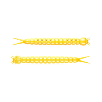 Umělá nástraha Libra Lures SLIGHT WORM - Sýr 38mm/15ks Barva: Yellow 007