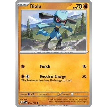 Sběratelská karetní hra Riolu 113/198 - Scarlet & Violet Typ karty: Non-Holo