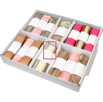 Stuha Ditipo Stuha látková Flora šedo-béžová hnědý proužek 2 m x 40 mm