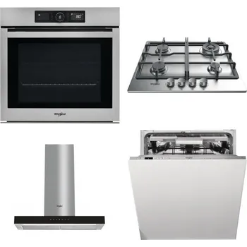 Set domácích spotřebičů WHIRLPOOL AKZ9 9480 IX + WHIRLPOOL TKRL 661 IX EU + WHIRLPOOL WHBS 62F LT K + WHIRLPOOL WIO 3O540 PELG