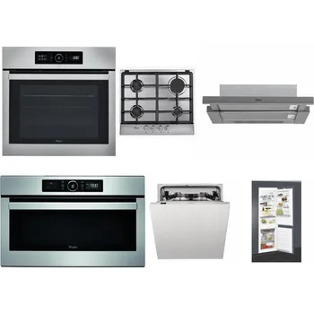 Set domácích spotřebičů WHIRLPOOL ABSOLUTE AKZ9 6230 IX + WHIRLPOOL AKR 351/IX + WHIRLPOOL AKR 749/1 IX + WHIRLPOOL ABSOLUTE AMW 730 IX + WHIRLPOOL WIC 3C33 PFE + WHIRLPOOL ART 65031