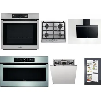 Set domácích spotřebičů WHIRLPOOL AKZ9 9480 IX + WHIRLPOOL AKR 351/IX + WHIRLPOOL AKR 62F LT K + WHIRLPOOL ABSOLUTE AMW 730 IX + WHIRLPOOL WIO 3T133 PLE + WHIRLPOOL ART 65031