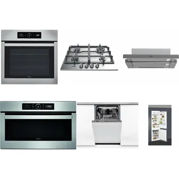 Set domácích spotřebičů WHIRLPOOL ABSOLUTE AKZ9 6230 IX + WHIRLPOOL TKRL 661 IX EU + WHIRLPOOL AKR 749/1 IX + WHIRLPOOL ABSOLUTE AMW 730 IX + WHIRLPOOL WSIO 3O34 PFE X + WHIRLPOOL ART 66112