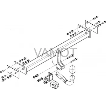 Tažné zařízení Tažné zařízení Nissan Terrano II pevné