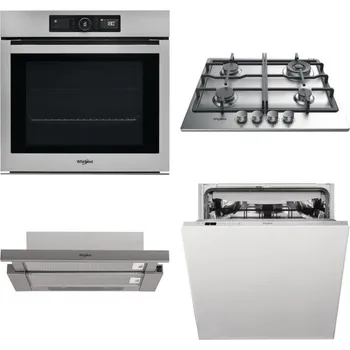 Set domácích spotřebičů WHIRLPOOL AKZ9 9480 IX + WHIRLPOOL TKRL 661 IX EU + WHIRLPOOL AKR 5390/1 IX + WHIRLPOOL WIC 3C33 PFE