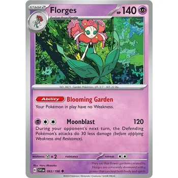 Karetní hra Florges 093/198 - Scarlet & Violet Typ karty: Non-Holo