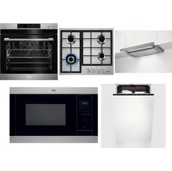 Set domácích spotřebičů AEG BSK782380M + AEG Mastery StepPower HGB64420SM + AEG DPE5660M + AEG Mastery MSB2547D-M + AEG Mastery MaxiFlex FSE73507P