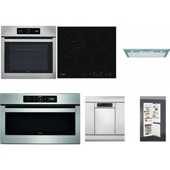 Set domácích spotřebičů WHIRLPOOL ABSOLUTE AKZ9 6230 IX + WHIRLPOOL AKT 8900 BA + WHIRLPOOL AKR 650/1 IX + WHIRLPOOL ABSOLUTE AMW 730 IX + WHIRLPOOL WSBO 3O34 PF X + WHIRLPOOL ART 66112