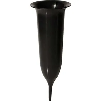 Kozák Svitavy s. r. o. Váza ELEANOR zápichová černá, 35cm
