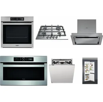 Set domácích spotřebičů WHIRLPOOL AKZ9 9480 IX + WHIRLPOOL TKRL 661 IX EU + WHIRLPOOL AKR 860 IX + WHIRLPOOL ABSOLUTE AMW 730 IX + WHIRLPOOL WIO 3T133 PLE + WHIRLPOOL ART 66112