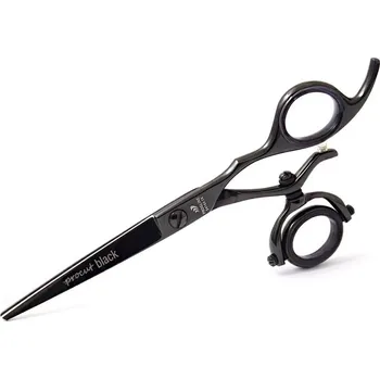 Kadeřnické nůžky Progline Procut Black 6,5" Rotating Ring 34165.TK - Profesionální kadeřnické nůžky