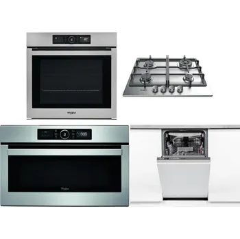 Set domácích spotřebičů WHIRLPOOL AKZ9 9480 IX + WHIRLPOOL TKRL 661 IX EU + WHIRLPOOL ABSOLUTE AMW 730 IX + WHIRLPOOL WSIO 3O34 PFE X