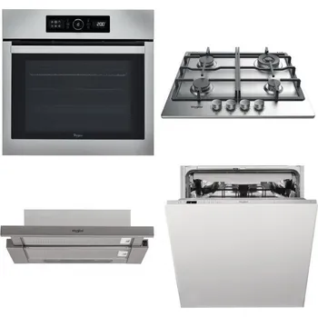 Set domácích spotřebičů WHIRLPOOL ABSOLUTE AKZ9 6230 IX + WHIRLPOOL TKRL 661 IX EU + WHIRLPOOL AKR 5390/1 IX + WHIRLPOOL WIC 3C33 PFE