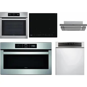Set domácích spotřebičů WHIRLPOOL ABSOLUTE AKZ9 6230 IX + WHIRLPOOL WL S7260 NE + WHIRLPOOL AKR 749/1 IX + WHIRLPOOL ABSOLUTE AMW 730 IX + WHIRLPOOL WBC 3C34 PF X