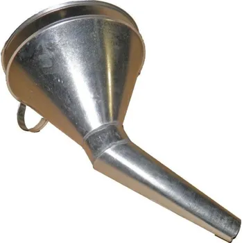 Kanystr Nálevka kovová zkosená delší