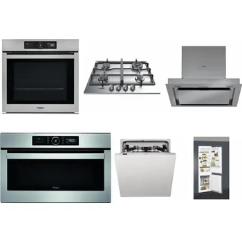 Set domácích spotřebičů WHIRLPOOL AKZ9 9480 IX + WHIRLPOOL TKRL 661 IX EU + WHIRLPOOL AKR 860 IX + WHIRLPOOL ABSOLUTE AMW 730 IX + WHIRLPOOL WIC 3C33 PFE + WHIRLPOOL ART 66112