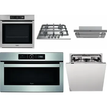 Set domácích spotřebičů WHIRLPOOL AKZ9 9480 IX + WHIRLPOOL TKRL 661 IX EU + WHIRLPOOL AKR 749/1 IX + WHIRLPOOL ABSOLUTE AMW 730 IX + WHIRLPOOL WIO 3T133 PLE