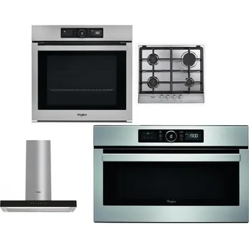 Set domácích spotřebičů WHIRLPOOL AKZ9 9480 IX + WHIRLPOOL AKR 351/IX + WHIRLPOOL WHBS 62F LT K + WHIRLPOOL ABSOLUTE AMW 730 IX