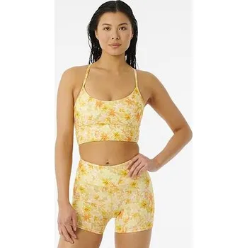 Tílko Rip Curl MIRAGE PRINTED T BACK CROP Straw velikost L