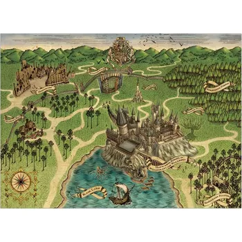 Plakát MinaLima Plakát Mapa Bradavic