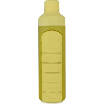 Czechiapharm YOS láhev s dávkovačem léků týdenní- 375 ml Barva: Žlutá