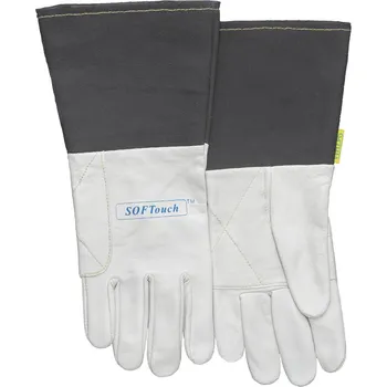 Pracovní rukavice Svářečské rukavice WELDAS TIG SOFTouch s textilní manžetou Velikost: XL