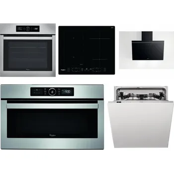 Set domácích spotřebičů WHIRLPOOL ABSOLUTE AKZ9 6230 IX + WHIRLPOOL WL B8160 NE + WHIRLPOOL AKR 62F LT K + WHIRLPOOL ABSOLUTE AMW 730 IX + WHIRLPOOL WIC 3C33 PFE