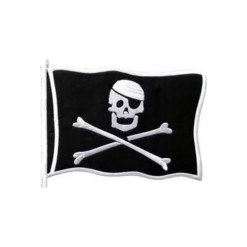 Nášivka Nášivka střední - Pirátská vlajka černá