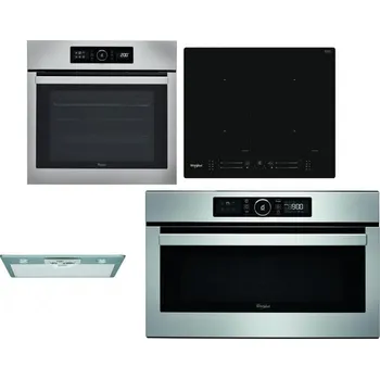 Set domácích spotřebičů WHIRLPOOL ABSOLUTE AKZ9 6230 IX + WHIRLPOOL WL S7260 NE + WHIRLPOOL AKR 650/1 IX + WHIRLPOOL ABSOLUTE AMW 730 IX