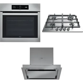 Set domácích spotřebičů WHIRLPOOL ABSOLUTE AKZ9 6230 IX + WHIRLPOOL TKRL 661 IX EU + WHIRLPOOL AKR 860 IX