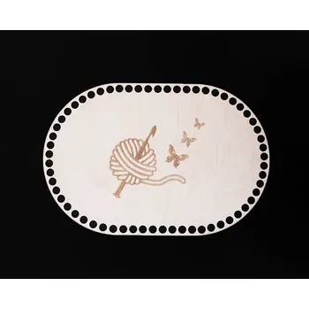 Dřevěné dno - oválné 30 x 20 cm