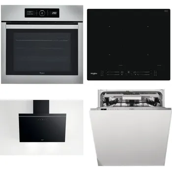 Set domácích spotřebičů WHIRLPOOL ABSOLUTE AKZ9 6230 IX + WHIRLPOOL WL S7260 NE + WHIRLPOOL AKR 62F LT K + WHIRLPOOL WIO 3O540 PELG