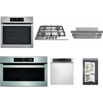 Set domácích spotřebičů WHIRLPOOL ABSOLUTE AKZ9 6230 IX + WHIRLPOOL TKRL 661 IX EU + WHIRLPOOL AKR 749/1 IX + WHIRLPOOL ABSOLUTE AMW 730 IX + WHIRLPOOL WBC 3C34 PF X + WHIRLPOOL ART 66112