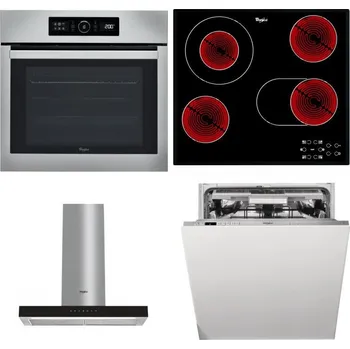 Set domácích spotřebičů WHIRLPOOL ABSOLUTE AKZ9 6230 IX + WHIRLPOOL AKT 8190/BA + WHIRLPOOL WHBS 62F LT K + WHIRLPOOL WIO 3O540 PELG