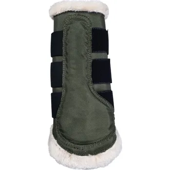 Koňské kamaše HKM Kamaše Comfort HKM, s berákem, pár, olive green S