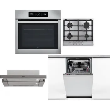 Set domácích spotřebičů WHIRLPOOL ABSOLUTE AKZ9 6230 IX + WHIRLPOOL AKR 351/IX + WHIRLPOOL AKR 5390/1 IX + WHIRLPOOL WSIO 3O34 PFE X