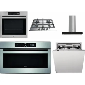 Set domácích spotřebičů WHIRLPOOL AKZ9 9480 IX + WHIRLPOOL TKRL 661 IX EU + WHIRLPOOL WHBS 62F LT K + WHIRLPOOL ABSOLUTE AMW 730 IX + WHIRLPOOL WIO 3T133 PLE