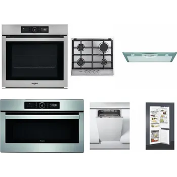 Set domácích spotřebičů WHIRLPOOL AKZ9 9480 IX + WHIRLPOOL AKR 351/IX + WHIRLPOOL AKR 650/1 IX + WHIRLPOOL ABSOLUTE AMW 730 IX + WHIRLPOOL WSIC 3M27 C + WHIRLPOOL ART 65031