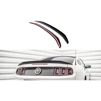 Auto-moto Prodloužení spoileru Ford Mustang Mk5 Facelift černý lesklý plast