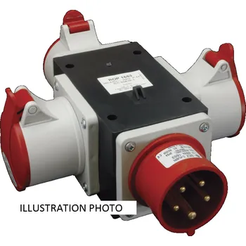 Elektrická zásuvka SEZ DOLNY KUBÍN SEZ Rozbočka ROP 1643 16A 4P trojnásobná 10011129.00