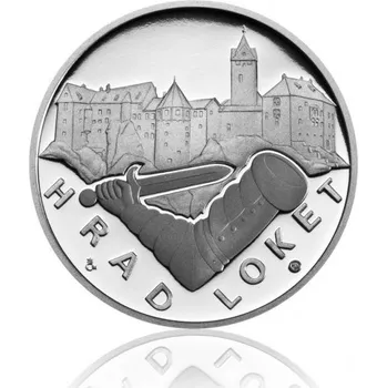 Stříbrná medaile Hrad Loket