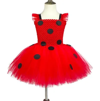 Karnevalový kostým Čína Kostým / šaty beruška s tutu sukní Velikost: 4 roky (95-100 cm)