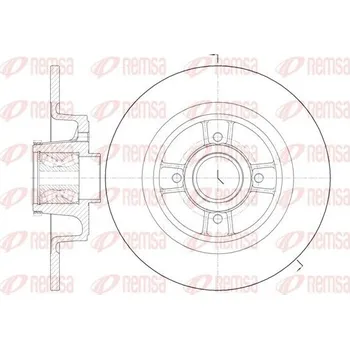 Brzdový kotouč Brzdový kotouč REMSA 6698.20