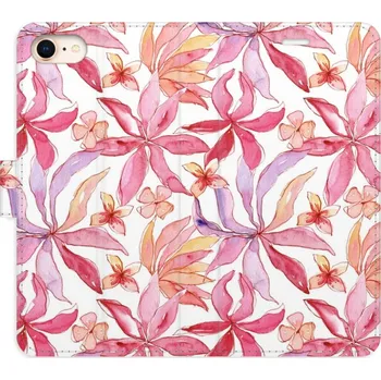 Pouzdro na mobilní telefon Flipové pouzdro iSaprio - Flower Pattern 10 - iPhone 7/8/SE 2020