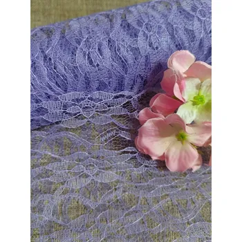 Krajka Krajka dekorační šíře 48-50 cm fialková