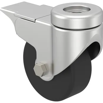 Stavební profil Alusic Otočné kolečko D=60 mm, otvor 12 mm, s brzdou